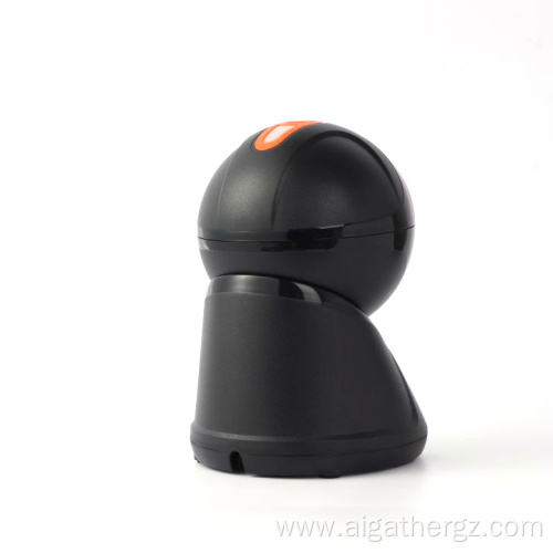 Desktop Qr Code Omnidirectional round head Barcode Scanner